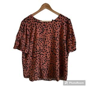 Papermoon women’s blouse XLpetite animal‎ print